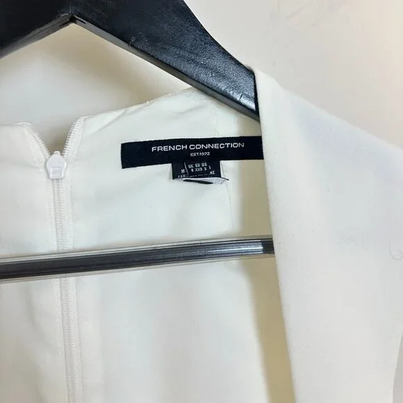 FRENCH CONNECTION Ruth Whisper A-Line Dress in Summer White Size US 2 - Picture 6 of 12